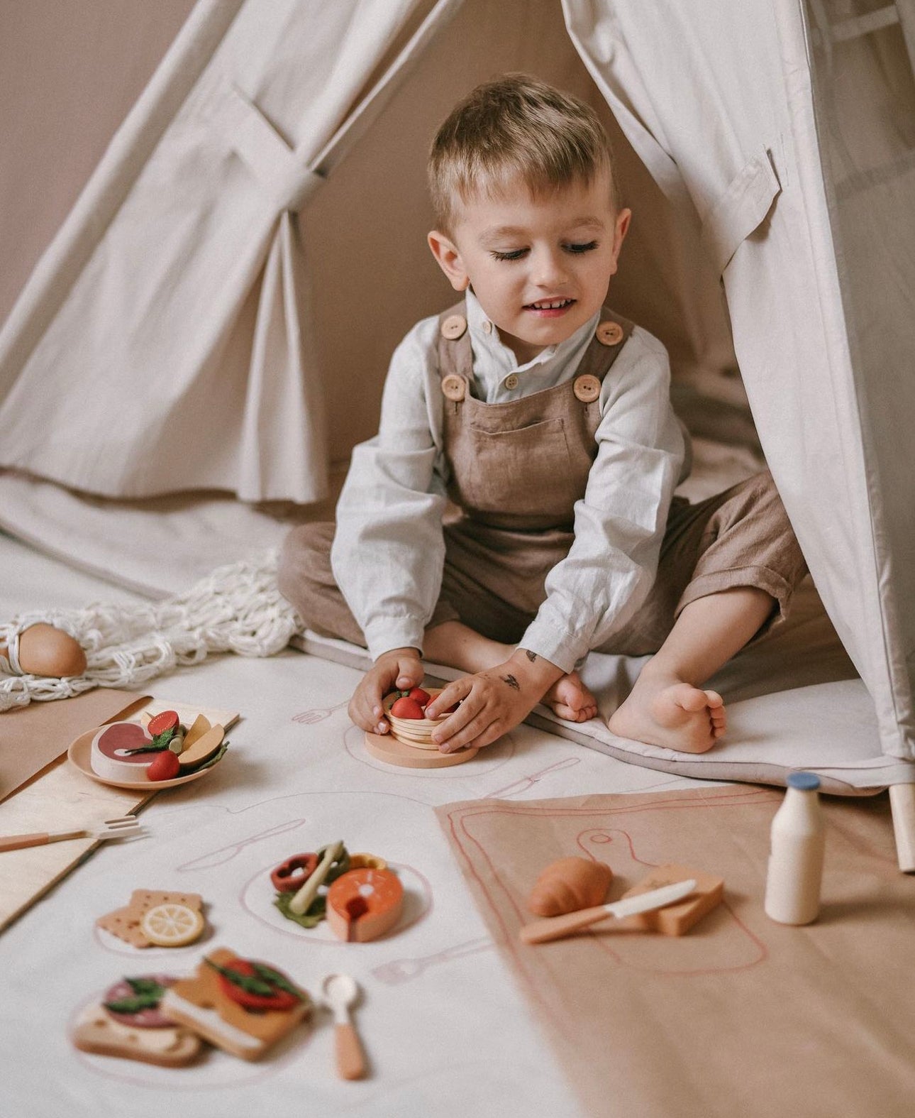 Wooden Play Food Set | Desserts