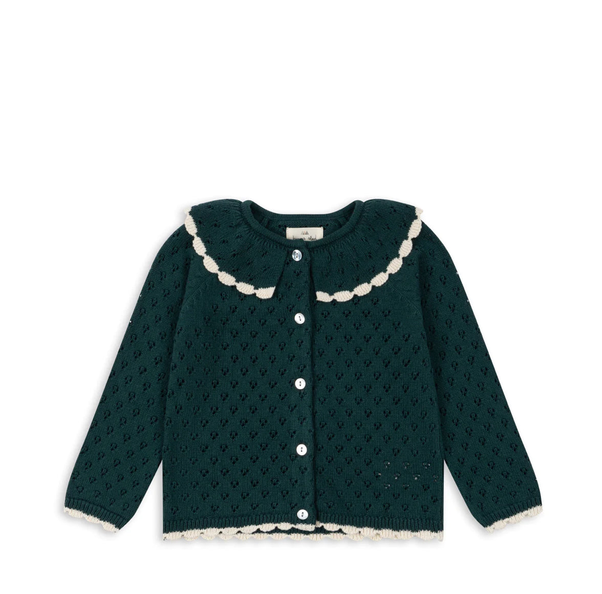 holiday knit cardigan - forest