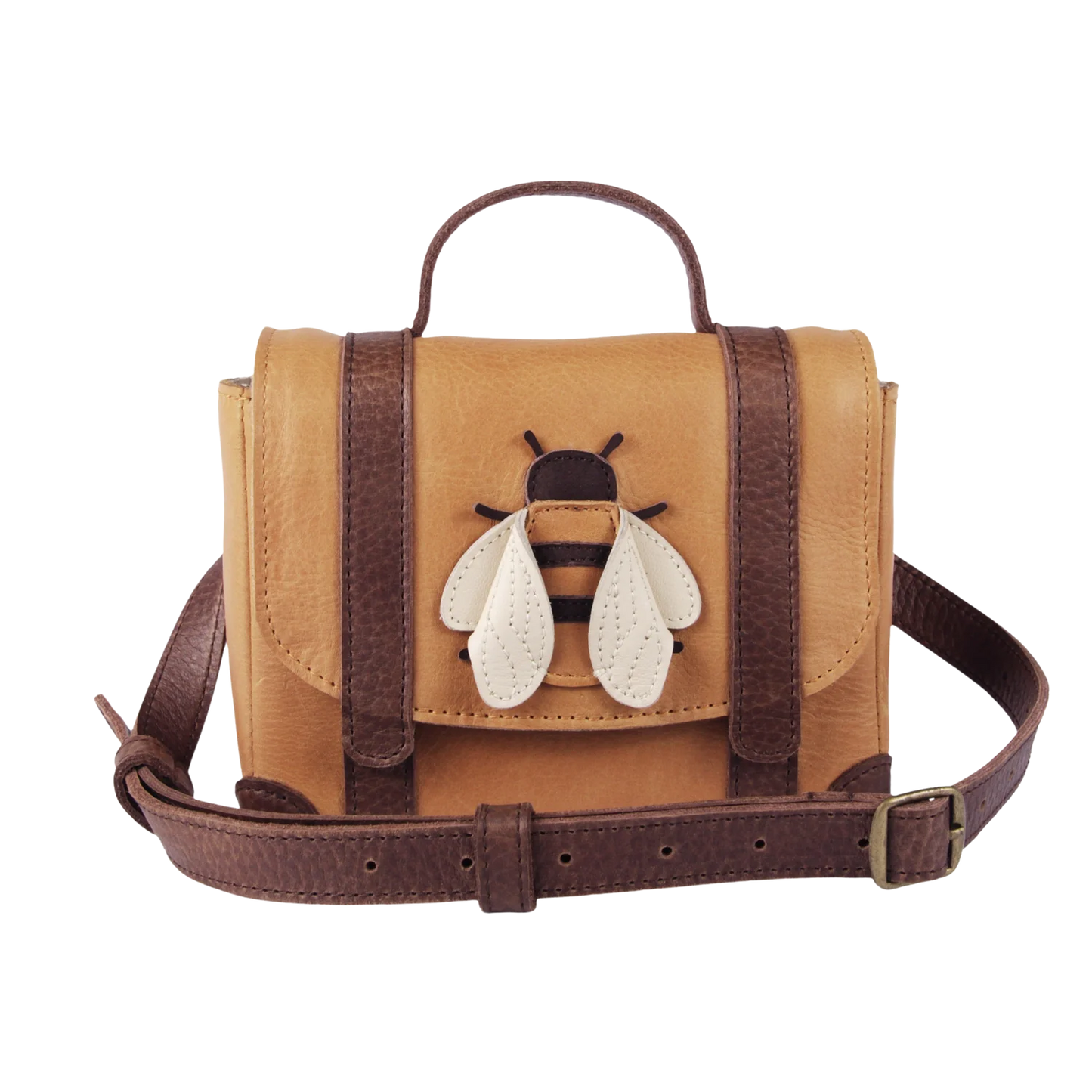 Trychel Bum Bag | Bee | Camel Classic Leather