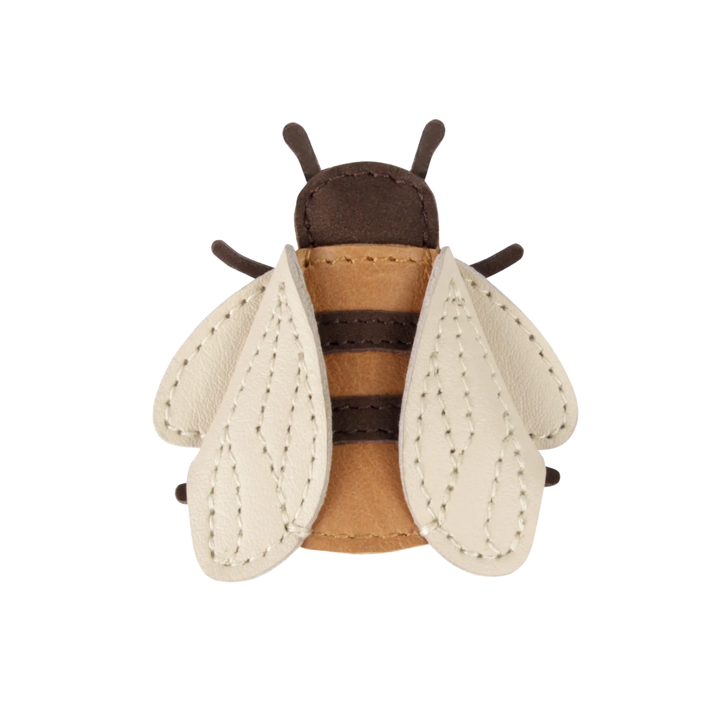 Zaza Sky Hairclip | Bee | Camel Classic Leather