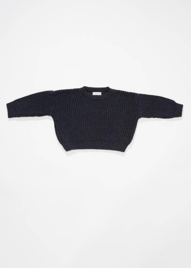 Cotton sweater – graphite