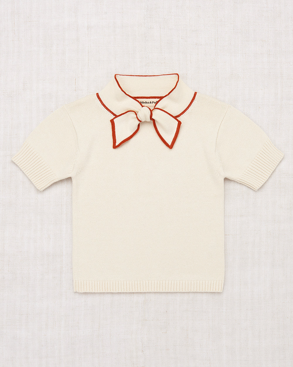 Elsa Short Sleeve Sweater-MARZIPAN