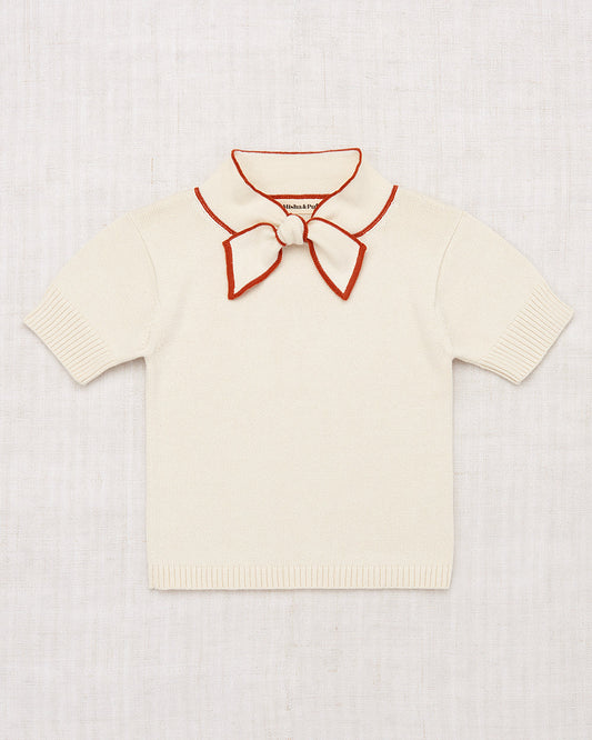 Elsa Short Sleeve Sweater-MARZIPAN