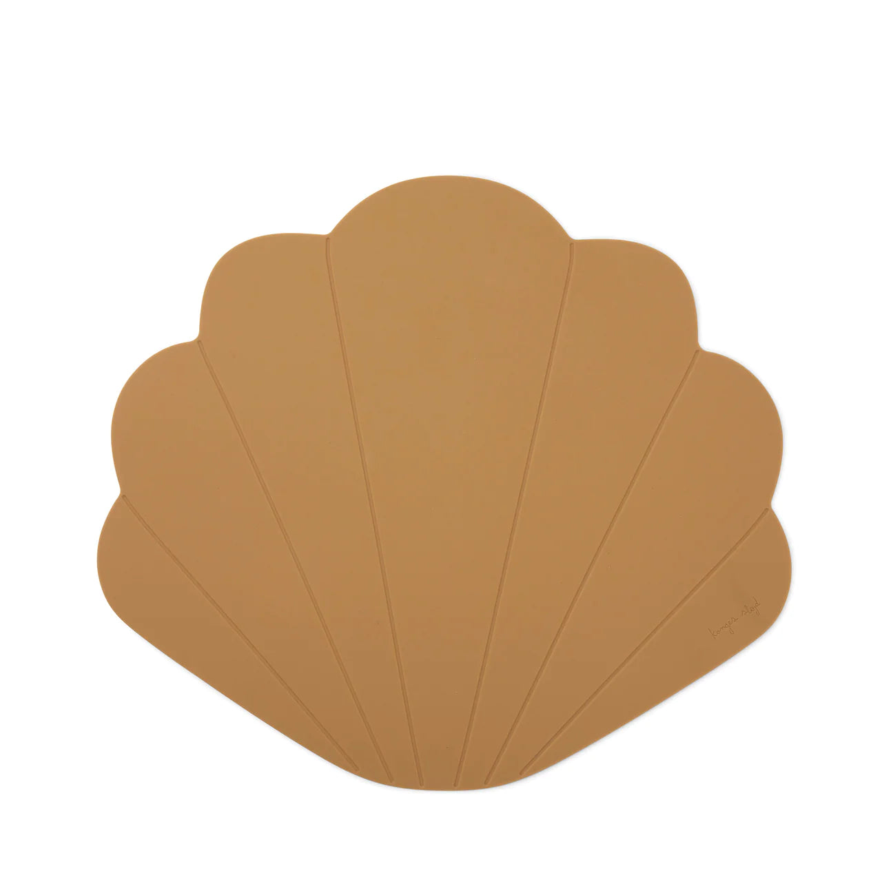 silicone placemat clam - terra cotta