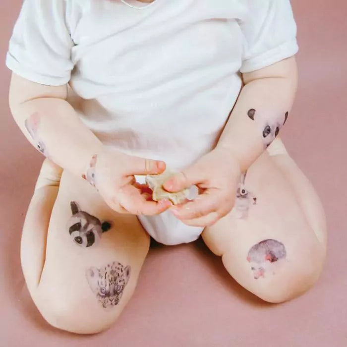 VEGAN CHILDREN'S TATTOOS "BEERS"