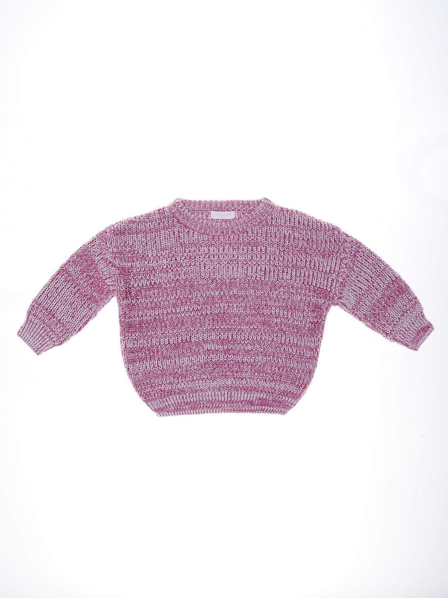 Melange sweater – pink blend