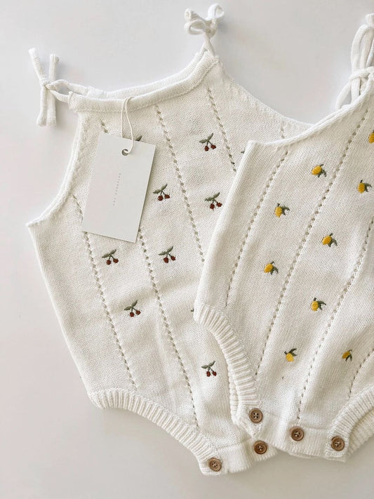 Heirloom Onesie-Lemon