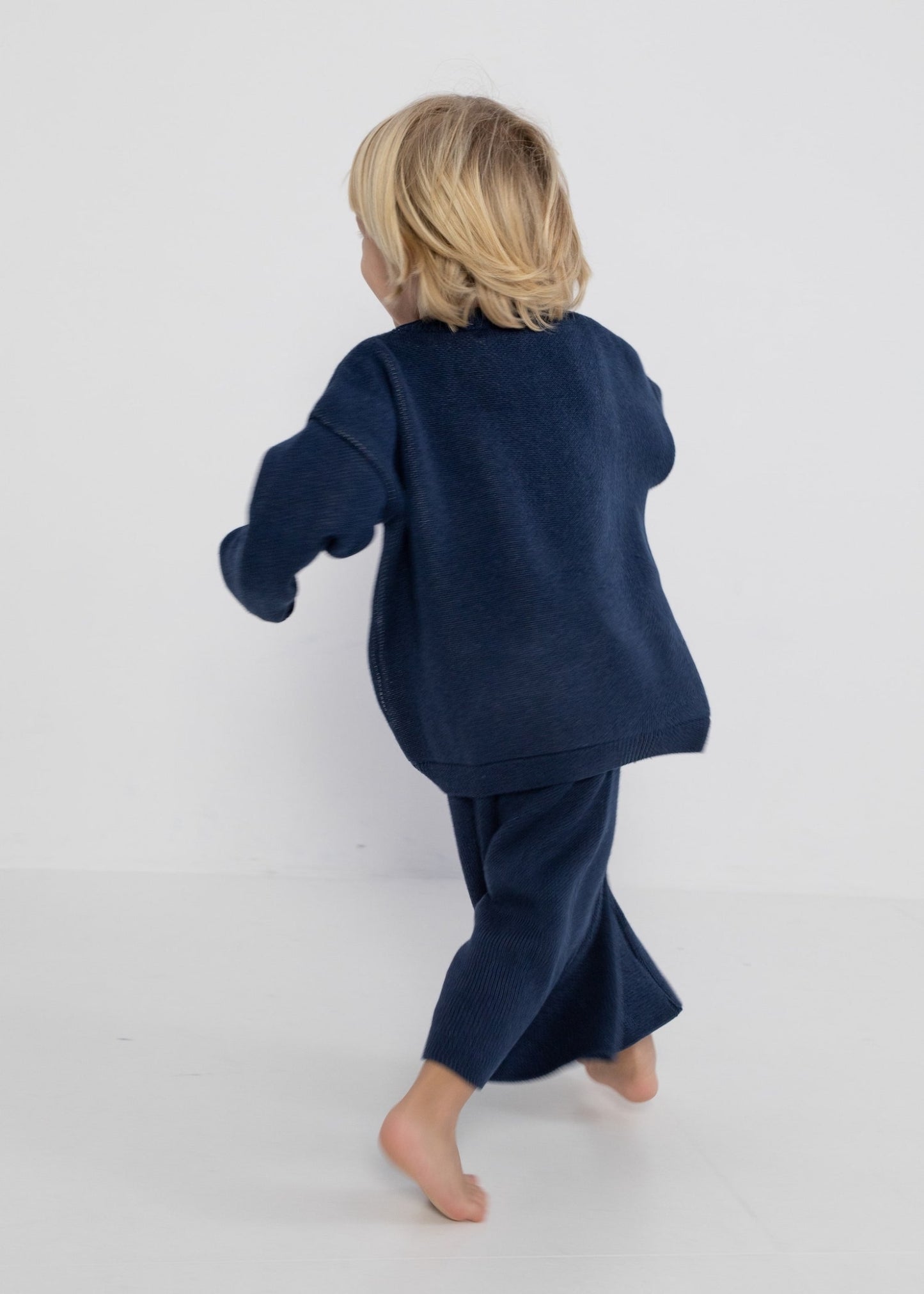 Cotton moon sweater – navy blue